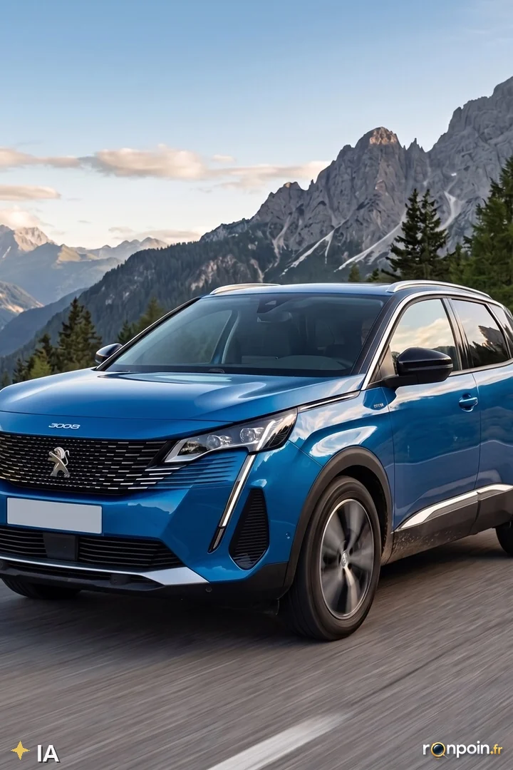 Suv d'occasion — illustration générée par IA