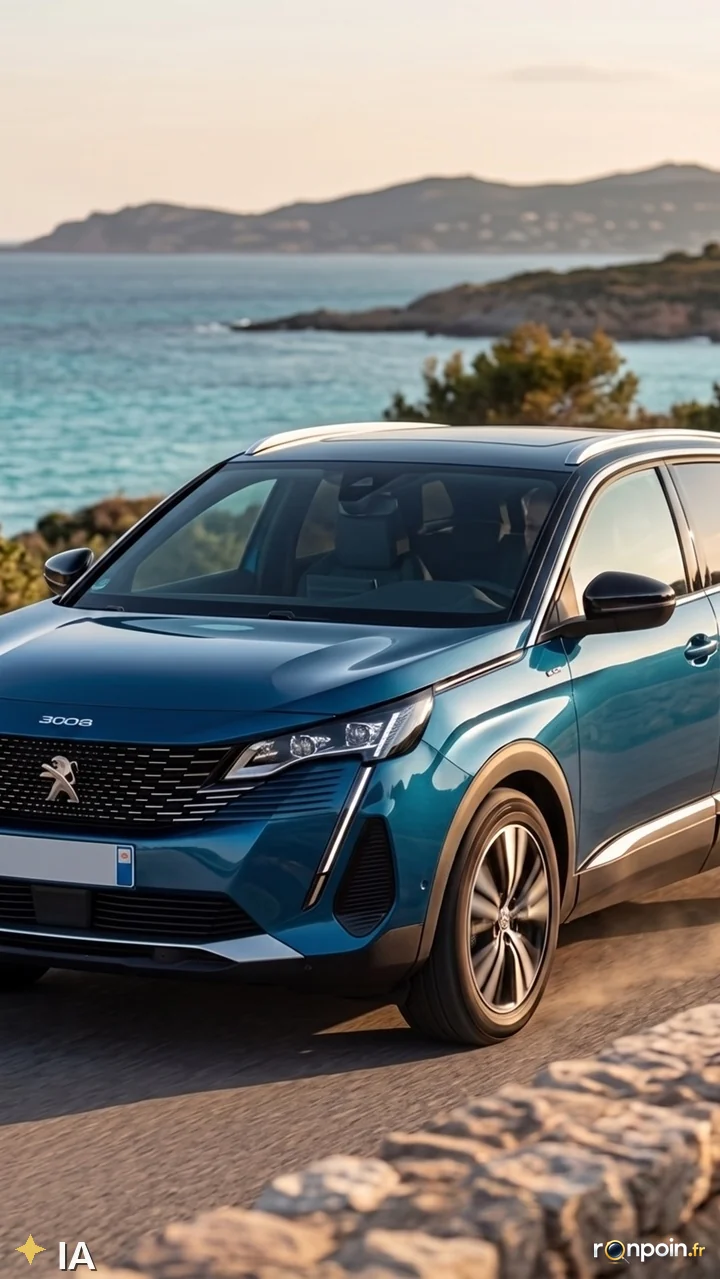 Suv d'occasion — illustration générée par IA