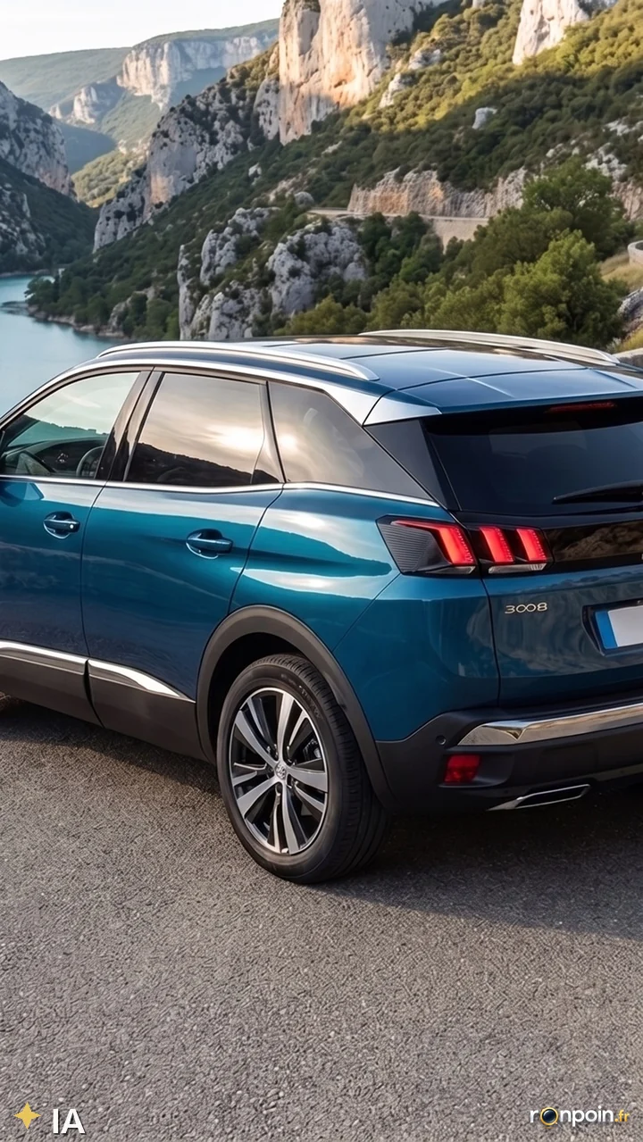 Suv d'occasion — illustration générée par IA