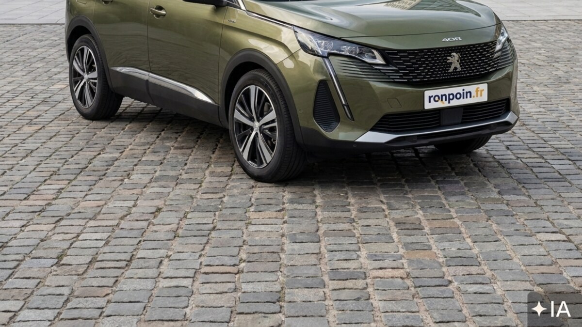 Image générée par intelligence artificielle SUV hybride d'occasion : le guide familial — illustration générée par IA